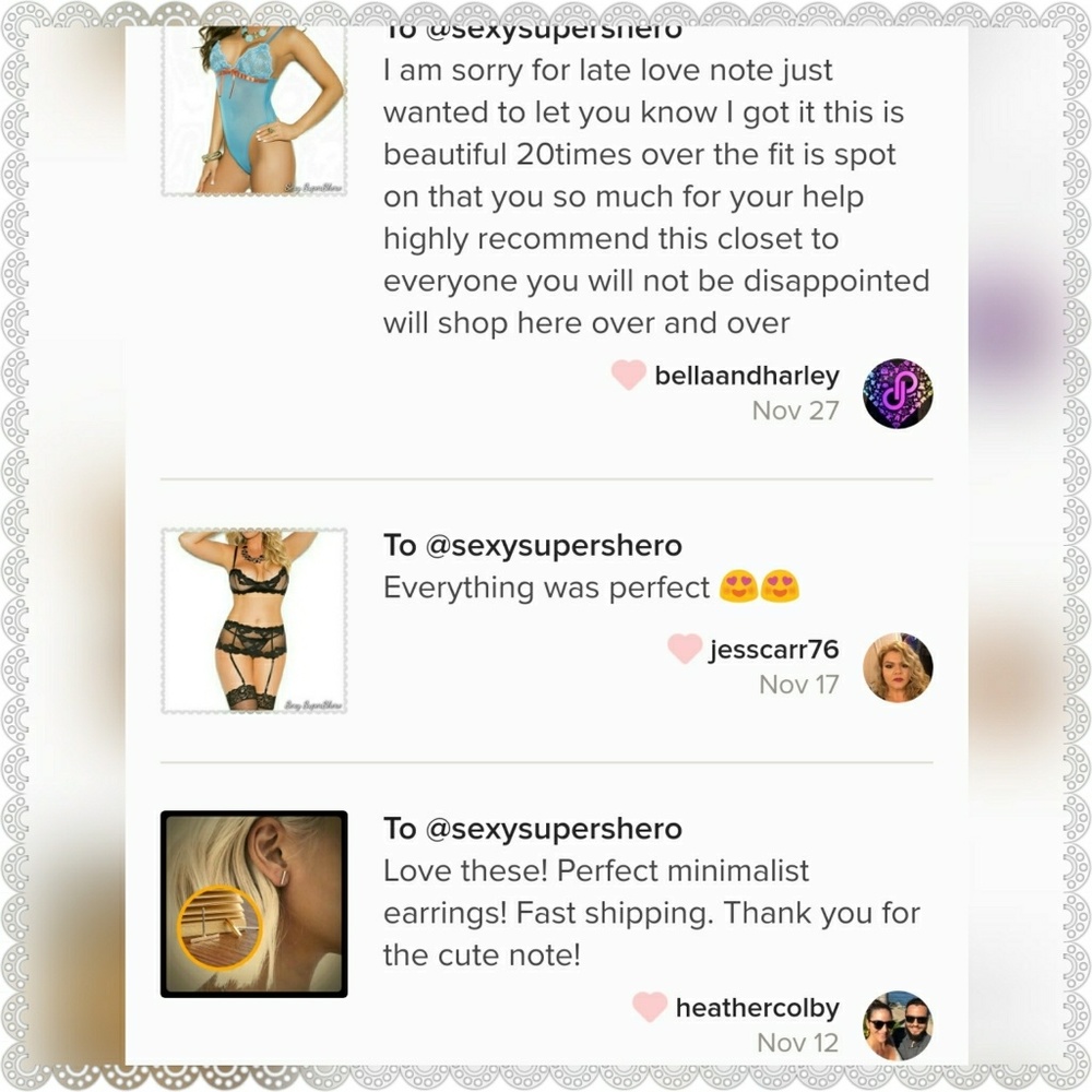 Shop with confidence! Check out my love notes &mor - Picture 6 of 7